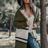 S'mores And Snuggles Cardigan In Olive Image - 1