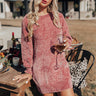 Stay Fabulous Chenille Tunic Sweater Dress Image - 1