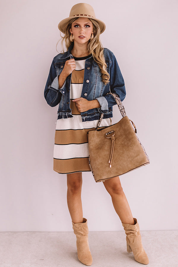 Soho Twilight Stripe Dress Image - 5