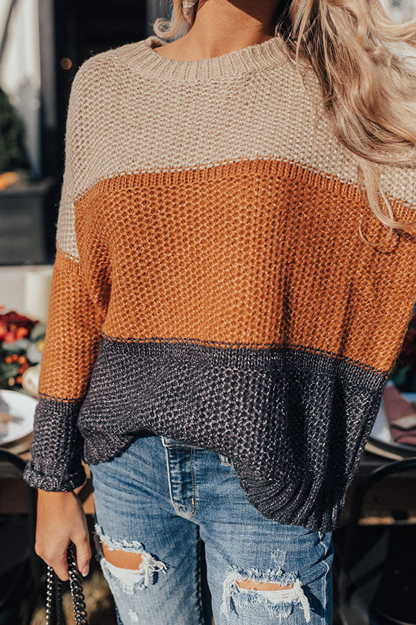 Swiss Alps Sweetheart Knit Sweater Image - 4