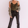 Happiness Beyond Measure Bodysuit In Olive Image - 1