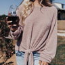 Playing Knit Cool Top In Dusty Purple Image - 1