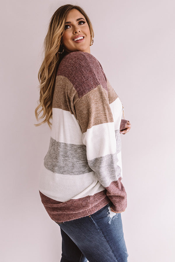 That Fine Feeling Stripe Sweater Curves Image - 5