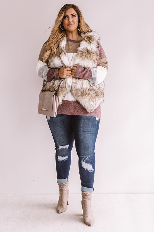 That Fine Feeling Stripe Sweater Curves Image - 4