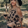 Chic Season Ultra Soft Leopard Sweater in Brown Image - 1