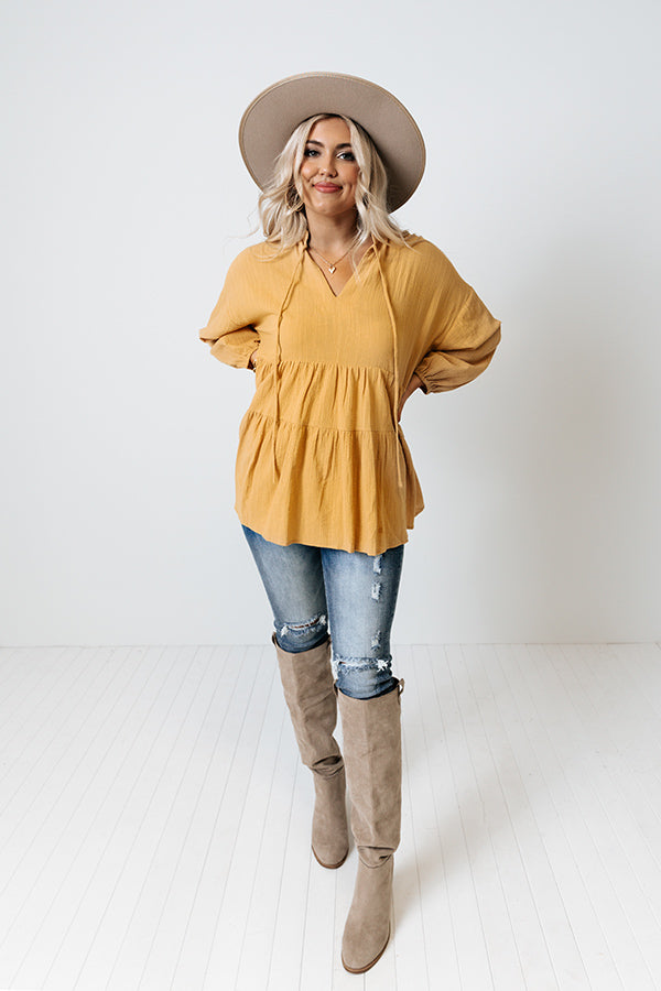 Must Be Manhattan Shift Top In Primrose Yellow Image - 2