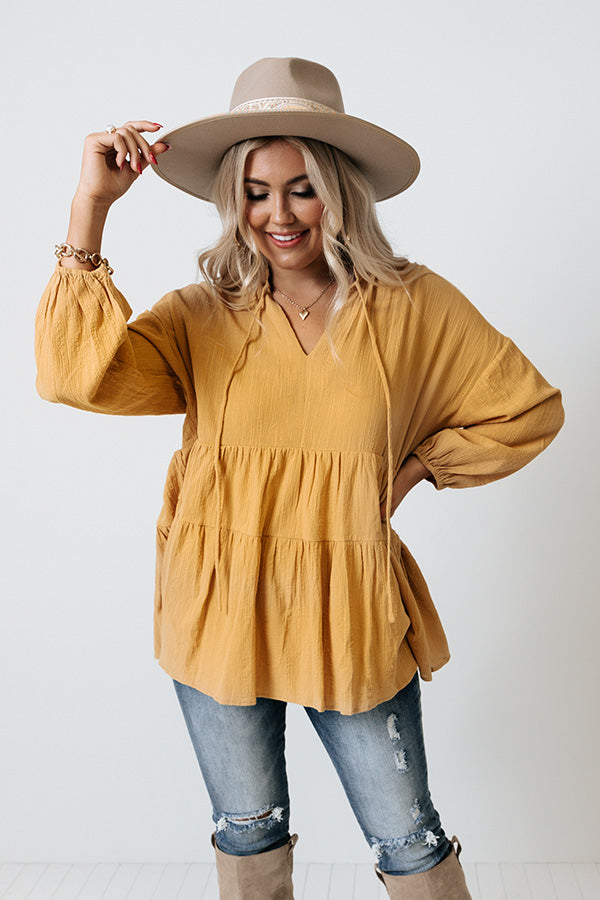 Must Be Manhattan Shift Top In Primrose Yellow Image - 1