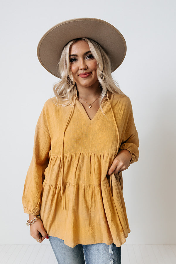 Must Be Manhattan Shift Top In Primrose Yellow Image - 3