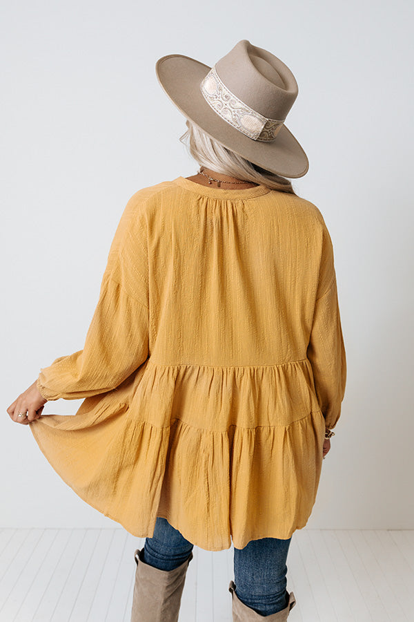 Must Be Manhattan Shift Top In Primrose Yellow Image - 5