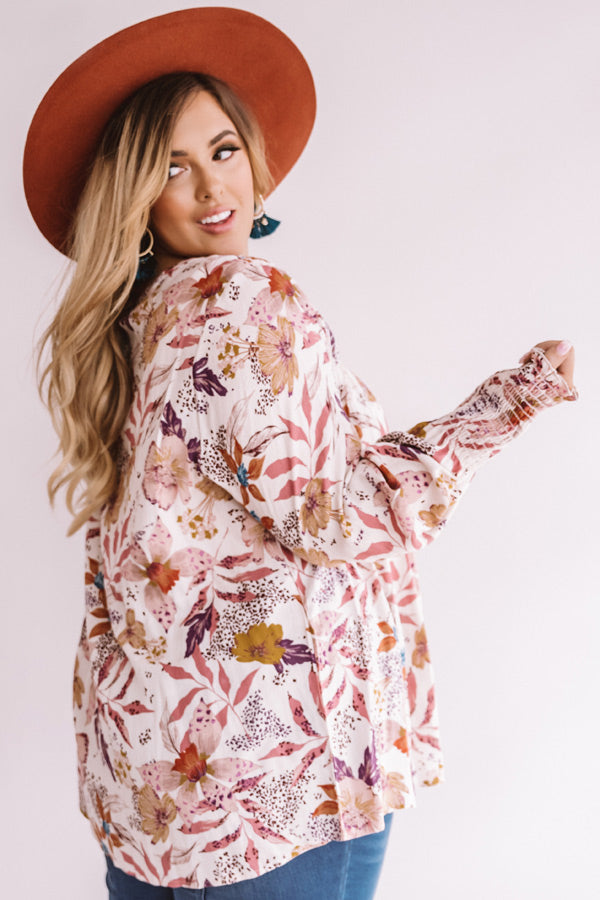 Goodness Everywhere Floral Shift Top  Curves Image - 4