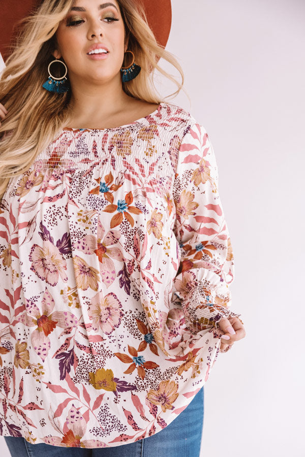 Goodness Everywhere Floral Shift Top  Curves Image - 5