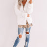 Keep On Cuddling Popcorn-Knit Jacket In White Image - 1