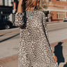 Full Of Love Leopard Shift Dress Image - 1