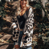 Craving Cuddles Leopard Cardigan Image - 1