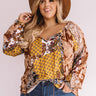 Endless Inspiration Paisley Shift Top in Golden Honey Curves Image - 1