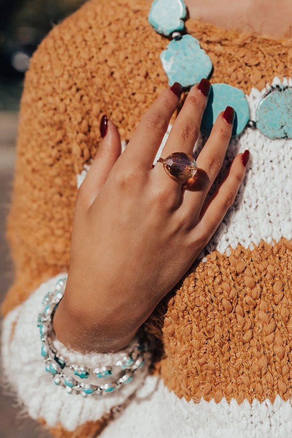 The Latest in Luxury Ring in Camel Image - 5