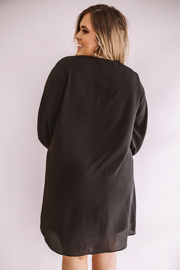 Primed To Party Shift Dress In Black  Curves Image - 5