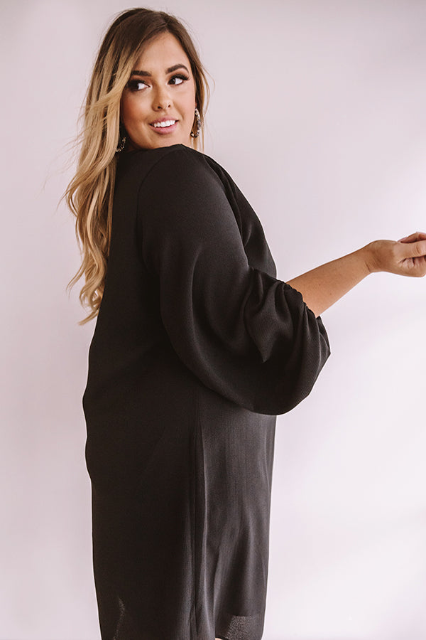 Primed To Party Shift Dress In Black  Curves Image - 4