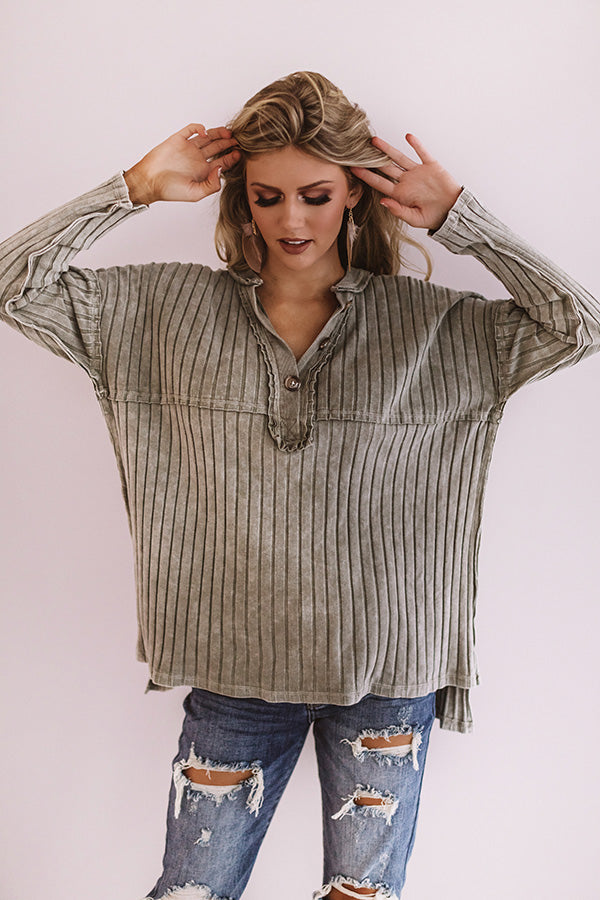 Boho Blissful Top In Pear • Impressions Online Boutique