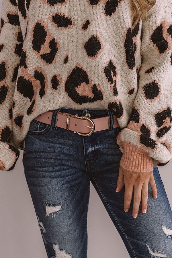 Blog About It Belt In Blush Image - 1