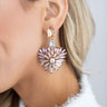 Prosecco At The Penthouse Earrings In Rose Gold Image - 1