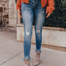 The Waylon Distressed High Waist Skinny Image - 1