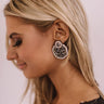 Turn On The Charm Earrings In Black Image - 1