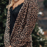 Scoop Me Up Leopard Cardigan in Brown Image - 1