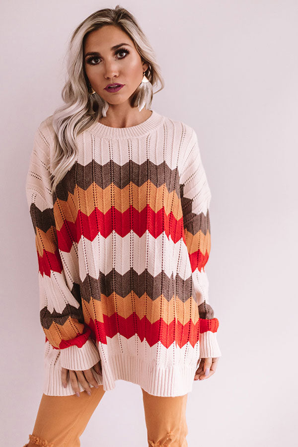 Cocoa And Campfires Knit Sweater Image - 2