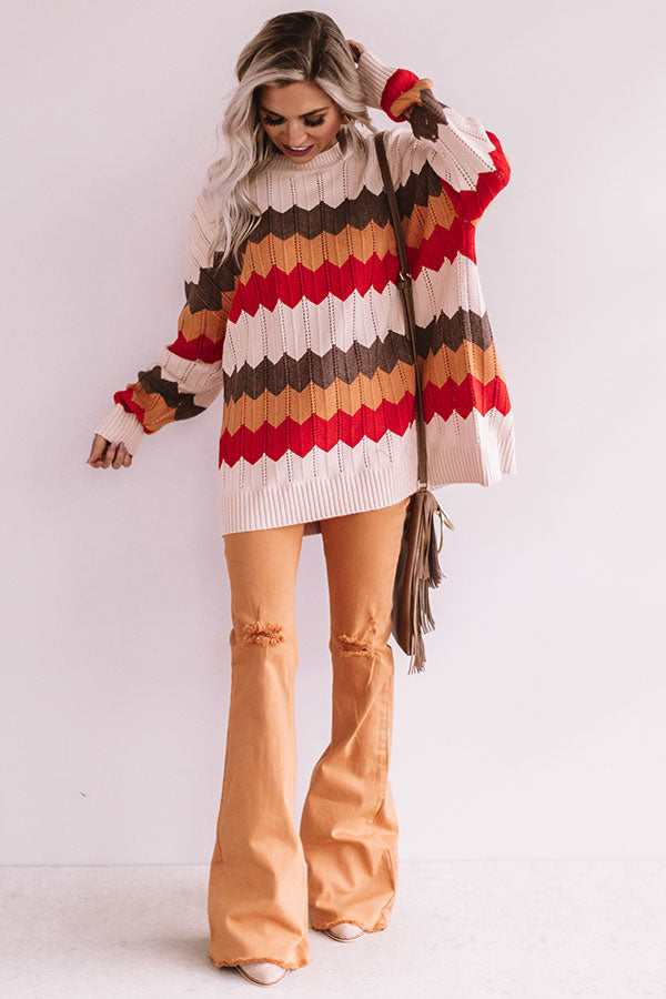 Cocoa And Campfires Knit Sweater Image - 1