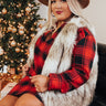 Cozy Like Sunday Morning Faux Fur Vest Curves Image - 1