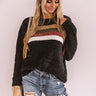 Horizon Point Chenille Sweater in Black Image - 1