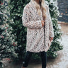 Luxe Experience Plush Leopard Coat Image - 1