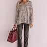 What A Treat Leopard Shift Sweater Image - 1