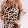Notorious Flirt Leopard Shift Tank in Brown Image - 1
