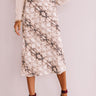 Wow Factor Snake Print Midi Skirt Image - 1