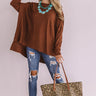 Cute And Capable Shift Top In Brown Image - 1