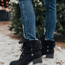 The Arielle Faux Fur Lined Boot In Black Image - 1