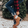 The Brooklyn Faux Suede Boot In Tan Image - 1