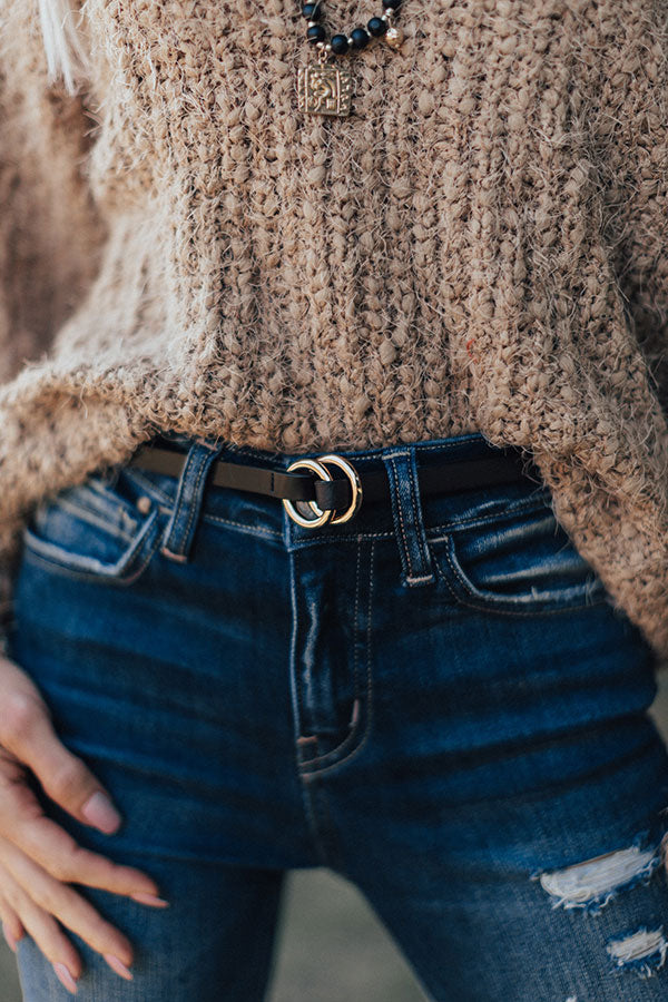 Style Profile Belt In Black Image - 2