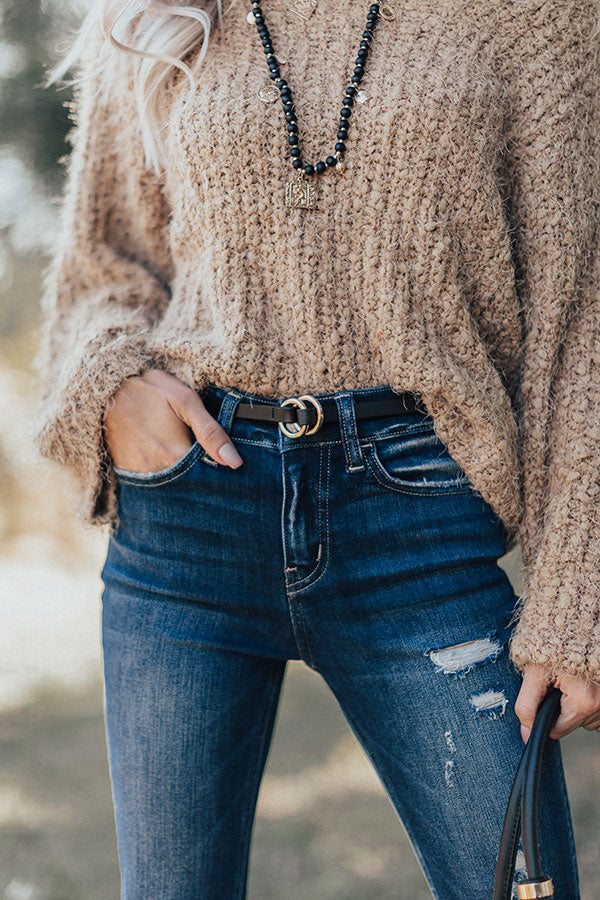 Style Profile Belt In Black Image - 1