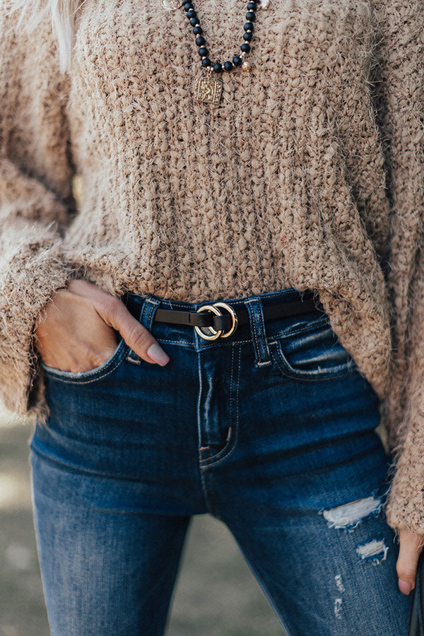 Style Profile Belt In Black Image - 3