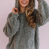 Snow Retreat Knit Hoodie in Pear Image - 1