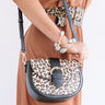 Showing Off Leopard Crossbody In Black Image - 1