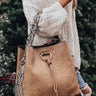 The City Life Faux Leather Tote In Tan Image - 1