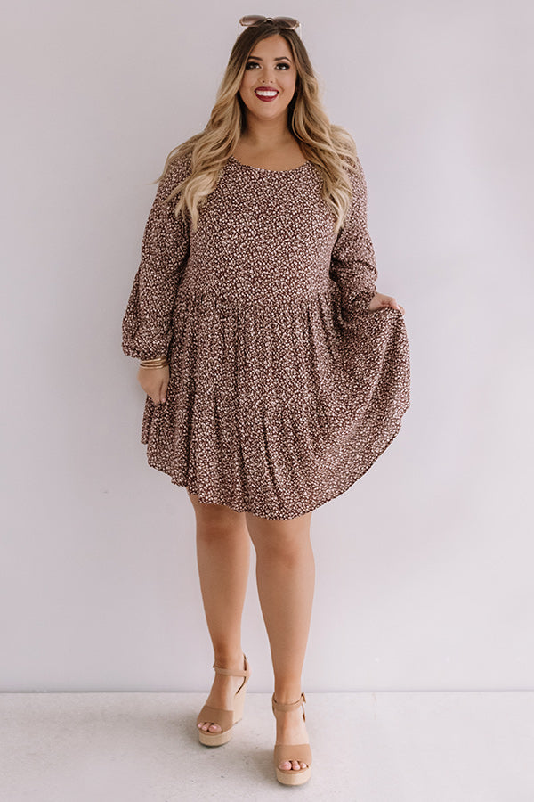 Pralines And Prosecco Shift Dress In Merlot Curves Image - 2