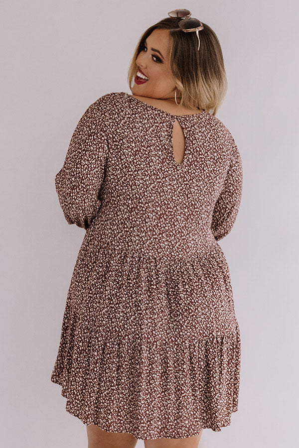 Pralines And Prosecco Shift Dress In Merlot Curves Image - 4