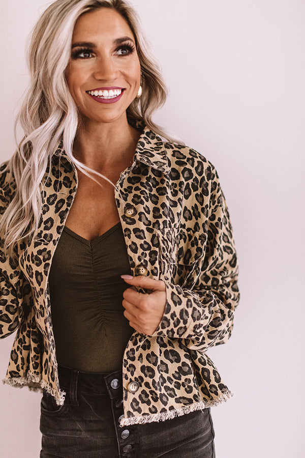 The City Life Leopard Jacket Image - 4