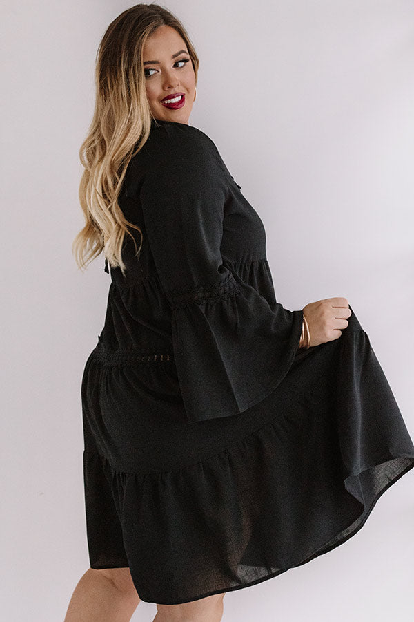 Grand Plans Midi In Black Curves Image - 5