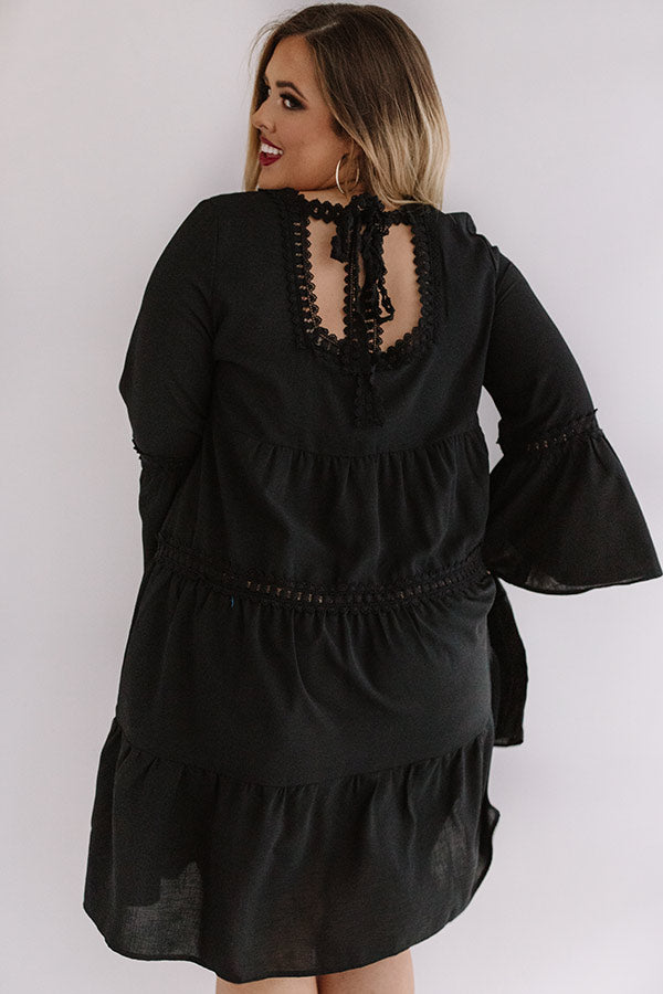 Grand Plans Midi In Black Curves Image - 4